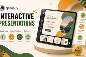 create professional genially courses and presentations