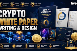 write and design crypto white paper, meme coin, nft, and web3 whitepaper