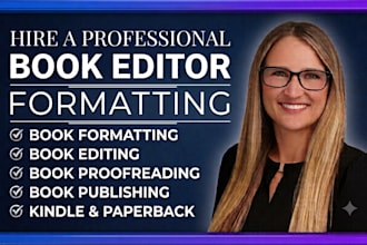 do editing and formatting, microsoft word document formatting, book publishing