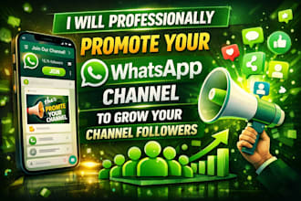 do whatsapp channel promotion to grow 50k whatsapp follower, whatsapp community