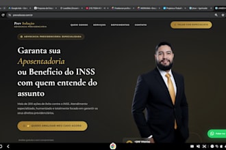 eu vou criar um site profissional para voce