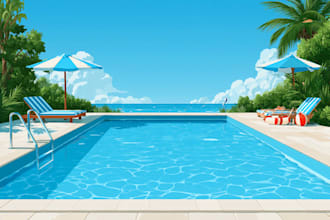 do landscape design with garden swimming pool patio