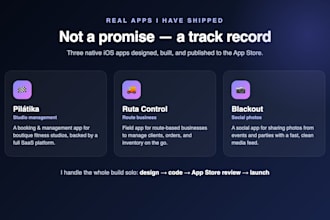 build a native ios app for your business in swift and swiftui