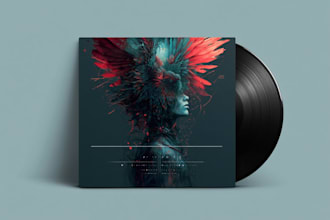 design a album cover art single cover art and music cover
