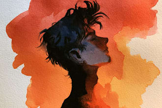do a watercolor portrait