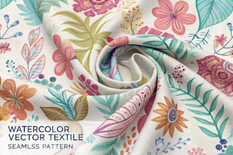 make a digital design for textile print