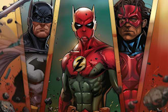 create marvel superhero comic