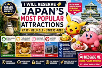 book your pokemon cafe, kirby cafe, nintendo museum, and japan reservation