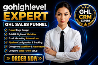 be gohighlevel expert, gohighlevel website automation, ghl crm, ghl sales funnel