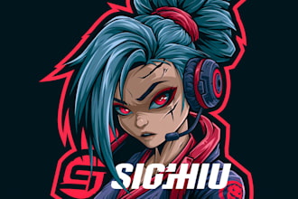 create a unique mascot emblem for your gaming brand