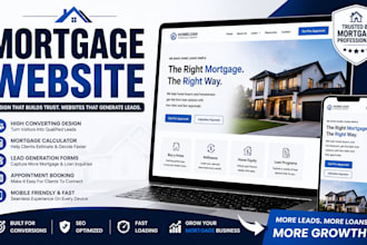 mortgage website mortgage broker website loan officer website home loan lender