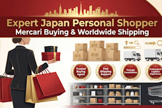 manage japan shopping and mercari purchases as your personal shopper