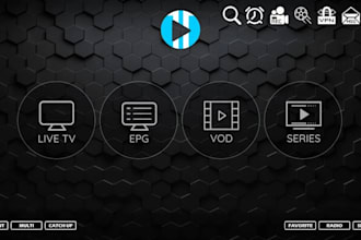 rebrand xciptv app, tivimate, ibo app, smarter pro with logo and name, dns
