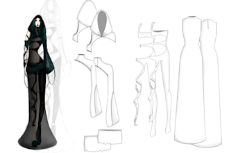 design a fashion collection and illustrations