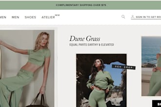 design a luxury shopify store for premium fashion and beauty brands