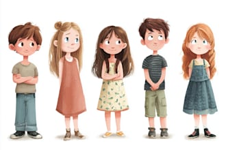 create children books for learning and digital publishing