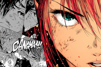 comic book illustration manga comic book illustration