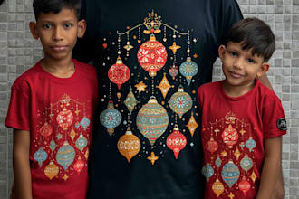 design funny christmas t shirt illustration