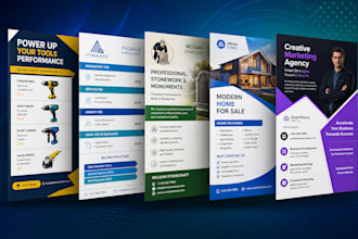 design one pager, sales sheet, executive summary and company profile pitch deck
