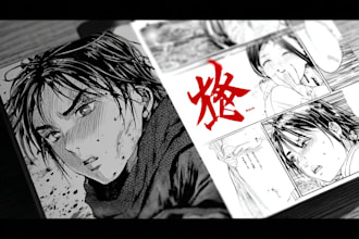 anime manga comic illustration manga comic book page webtoon