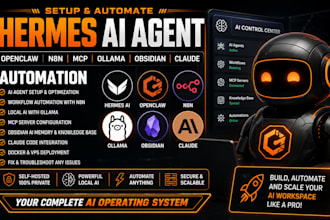 setup hermes ai agent openclaw n8n mcp ollama obsidian memory claude automation