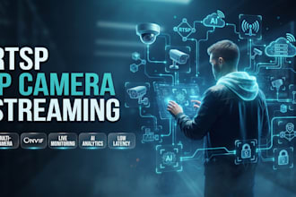 develop rtsp IP camera streaming and multi camera surveillance systems