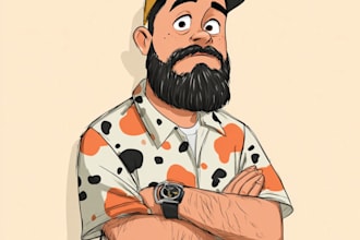 design amazing cartoon characters