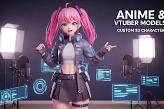 create vrchat nsfw avatar vrc character vrm model anime waifu fursona commission