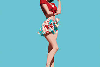 do a pin up girl and pin up girl