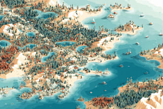 do unique vector map illustrations