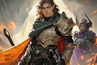 dnd character or dnd character design