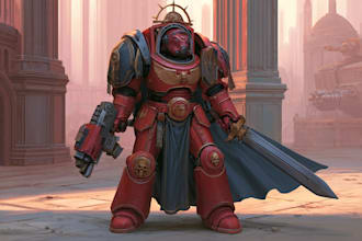 make a fantasy or warhammer 40k character