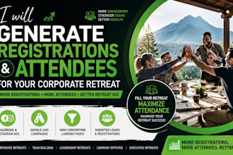 retreat leads corporate retreats corporate retreats registrations facebook ads