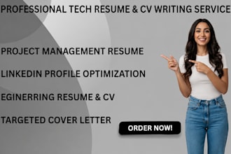 craft ats resume for IT, tech, pm, engineering
