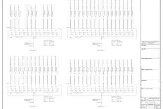 redraw your set of electrical drawings in autocad electrical