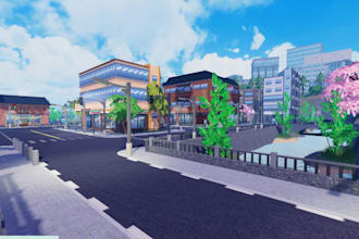 design realistic roblox maps, characters, roblox assets and environments