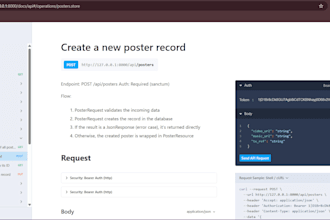 build a laravel restful API for dynamic view generation