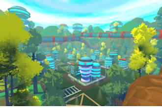 build custom roblox map, roblox game environment, city, terrain in roblox studio