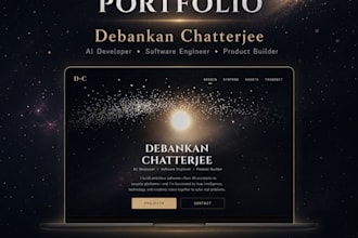 build a customized website and portfolio