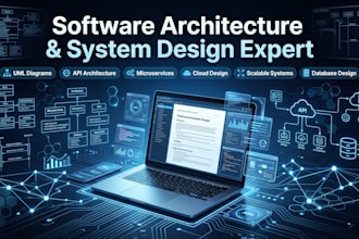 design software architecture, system design, uml diagrams and API architecture