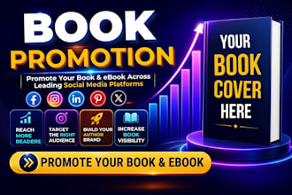 promote and market your book on all social media platforms
