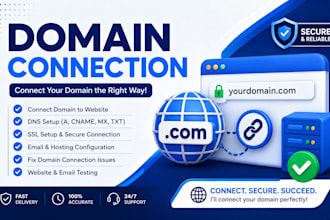 redirect, do domain transfer, website hosting and do domain connect