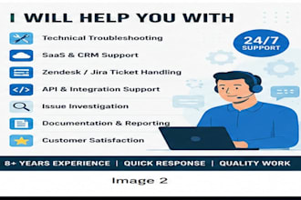 provide expert technical support for saas products apis and customer support