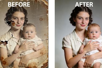 restore old and damaged photos using ai