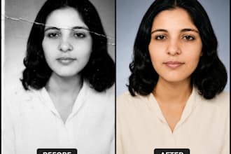 restore, fix damage, and colorize your old photos