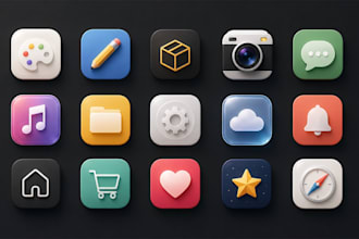 create a unique app icon for ios or android