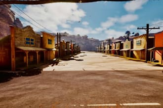 unreal engine 5 landscape and game level design nanite lumen 3d game environment
