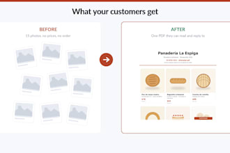 design a professional product catalog PDF for your whatsapp business
