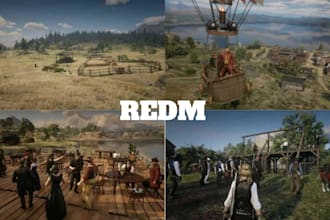 develop full redm server, premium scripts, maps and mlo, redm vorp