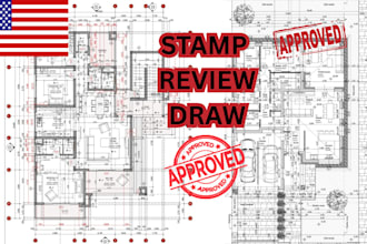 structural civil mep engineer stamp review for florida texas permit approval